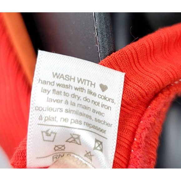 Eberjey Alta Mare Remi Campa Small Red Bikini Top Adjustable Straps - Picture 6 of 6